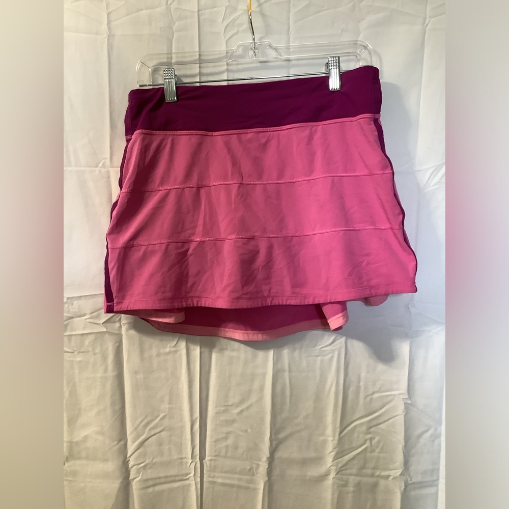 lululemon athletica Pink and Purple Skort size 10